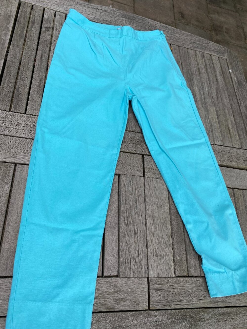Cute robins egg blue Lucy Pant, size 10 Frances Valentine